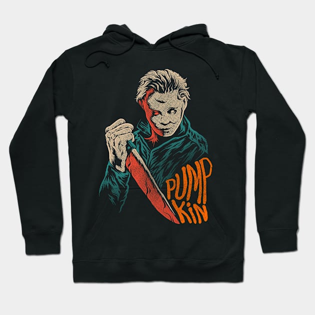 Killer pumpkin Halloween Hoodie by terror machine std